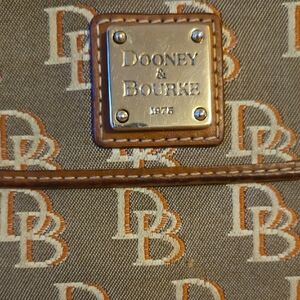 Dooney & Bourke Tan and Brown Monogram Men's Wallet